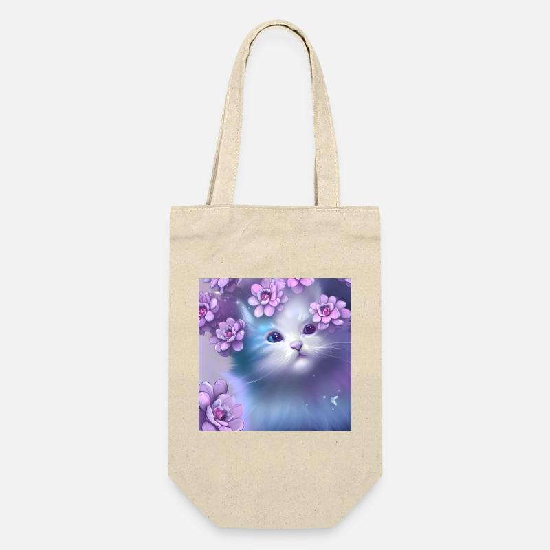 Cute kitten - Gift Bag for Bottles - nature