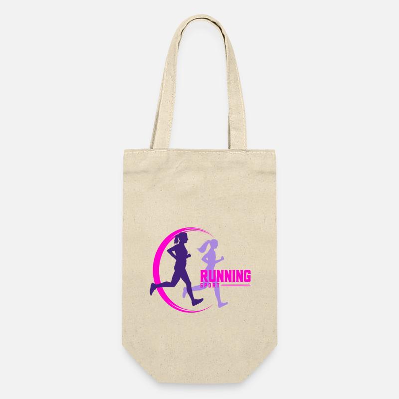 Running - Gift Bag for Bottles - nature