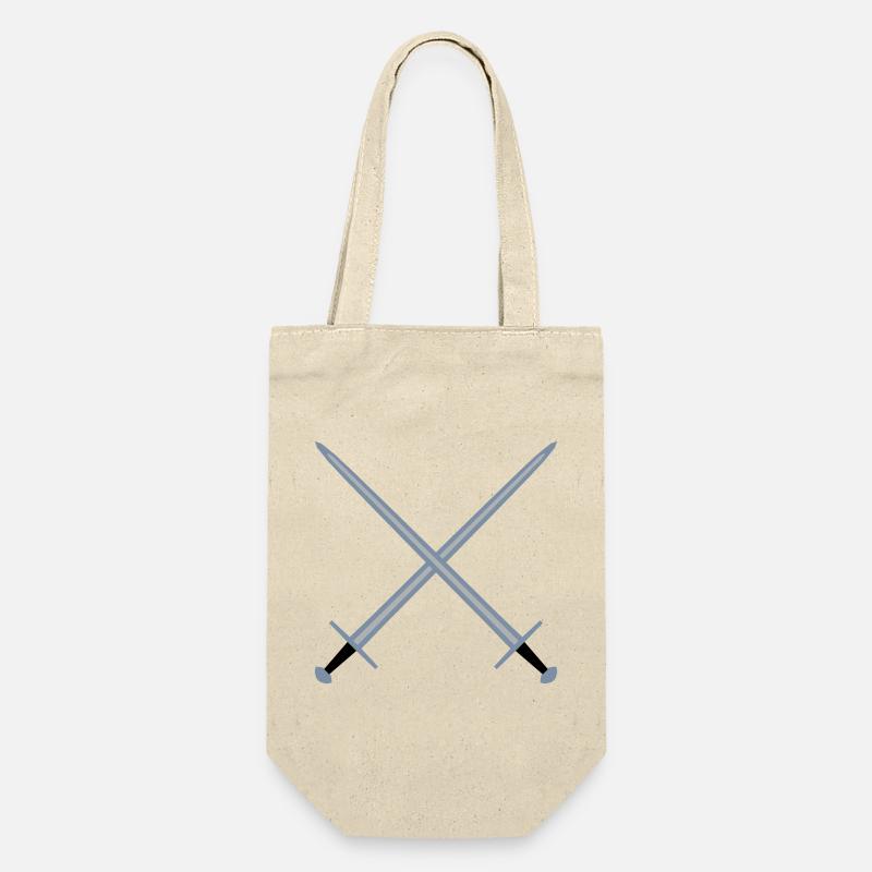 Épées croisées. - Sac à bouteille - nature