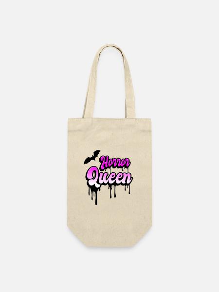 Horror Queen - Geschenkbeutel für Flaschen - Natur