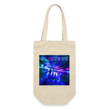 Es ist nicht das Ende Neon Tunnel - Geschenkbeutel für Flaschen - Natur - Vorne