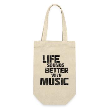 Life Sounds Better With Music - Gift Bag for Bottles - nature - Front
