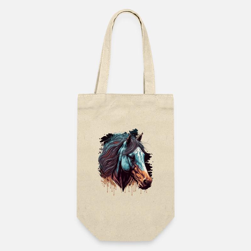 Œuvre d’art de cheval - Sac à bouteille - nature