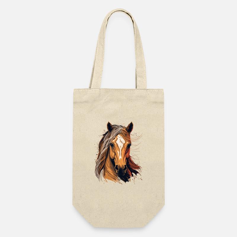 Illustration de cheval - Sac à bouteille - nature