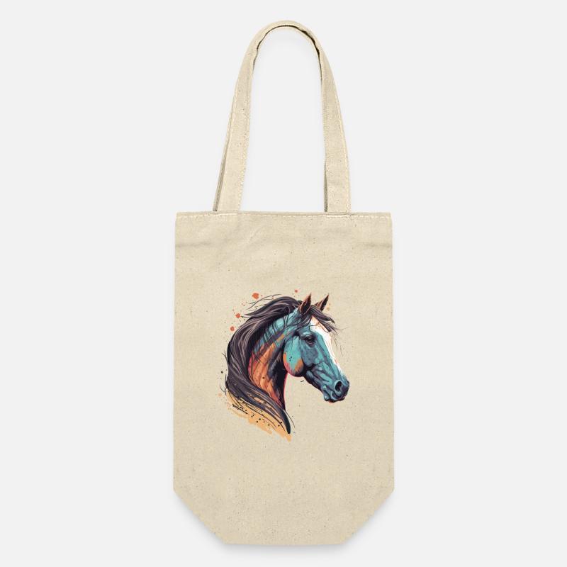 Illustration de cheval - Sac à bouteille - nature