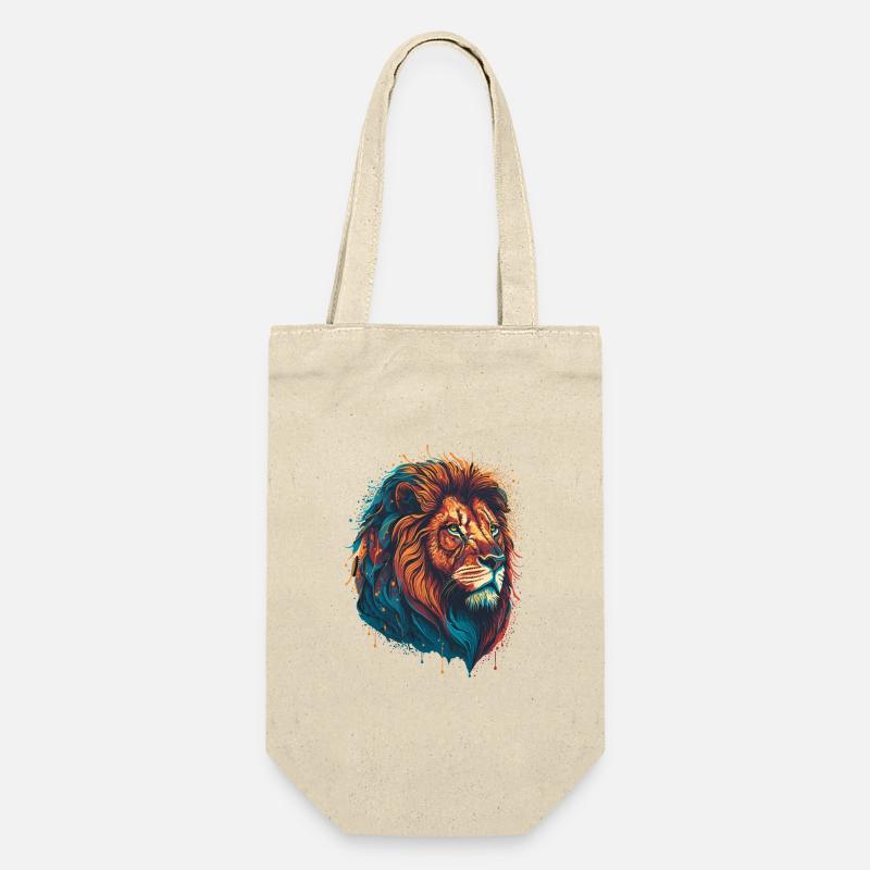 Lion - Gift Bag for Bottles - nature