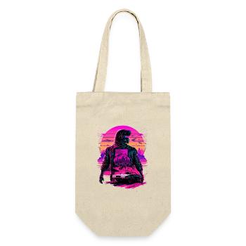 Futuristic Synthwave - Gift Bag for Bottles - nature - Front