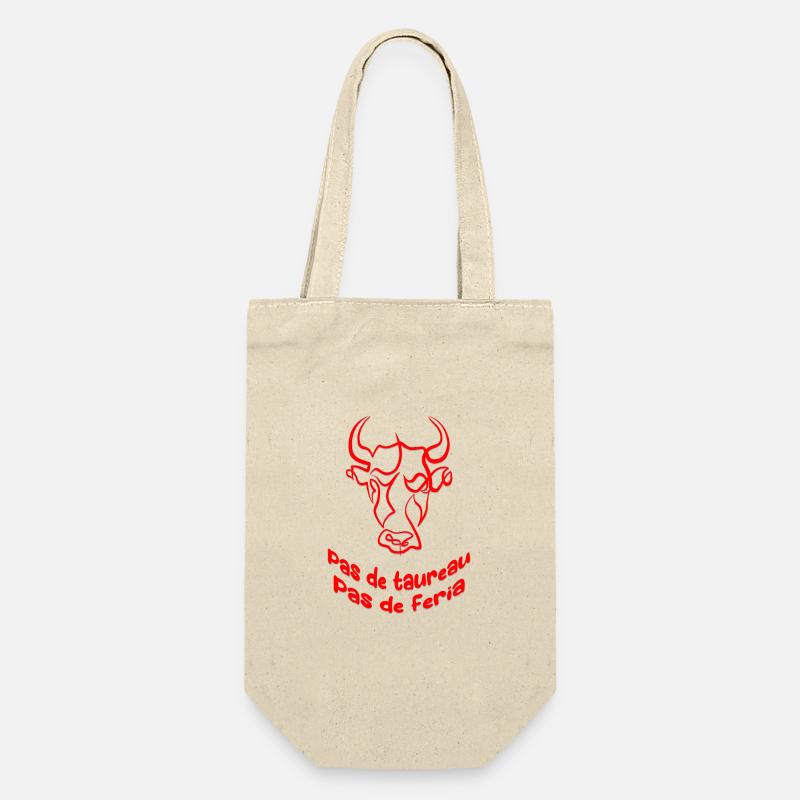 Pas de taureau pas de feria - Sac à bouteille - nature