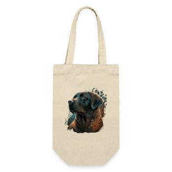 Awesome Labrador Retriever Illustration - Gift Bag for Bottles - nature - Front