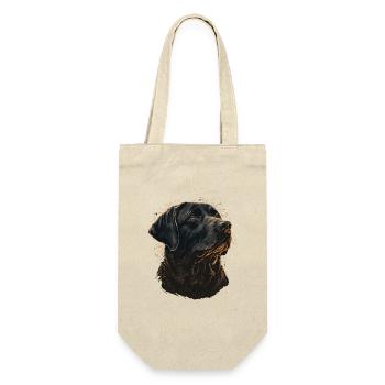 Nice Labrador Retriever Illustration - Gift Bag for Bottles - nature - Front