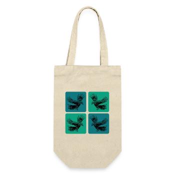 Raben Design - Geschenkbeutel für Flaschen - Natur - Vorne