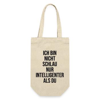 Sprüche - Geschenkbeutel für Flaschen - Natur - Vorne