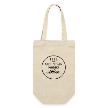 Feel the Mountain Magic! - Geschenkbeutel für Flaschen - Natur - Vorne