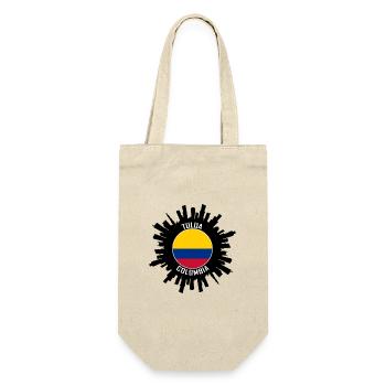 Tulua Skyline Colombie Flag Souvenir de voyage - Sac à bouteille - nature - Devant