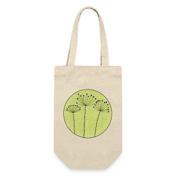 Dried Flower Minimal - Gift Bag for Bottles - nature - Front