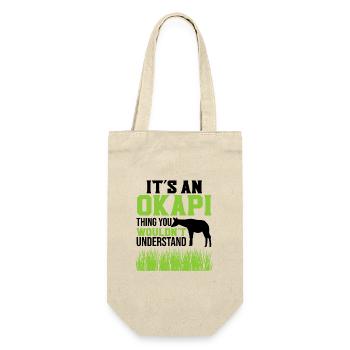 It's an Okapi - Gift Bag for Bottles - nature - Front