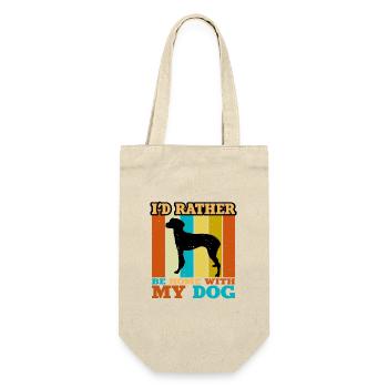 Hygenhund Dog Lover Silhouette Vintage Sunset - Sac à bouteille - nature - Devant