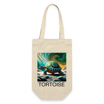 Tortoise - Geschenkbeutel für Flaschen - Natur - Vorne