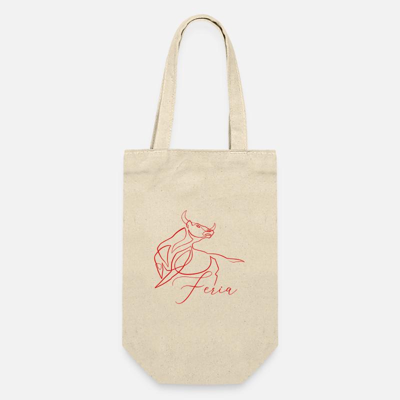 Feria line art - Sac à bouteille - nature