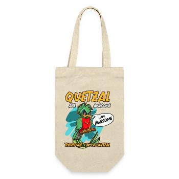 Guatemala Guatemalan Flagge DNA I Geschenk - Geschenkbeutel für Flaschen - Natur - Vorne