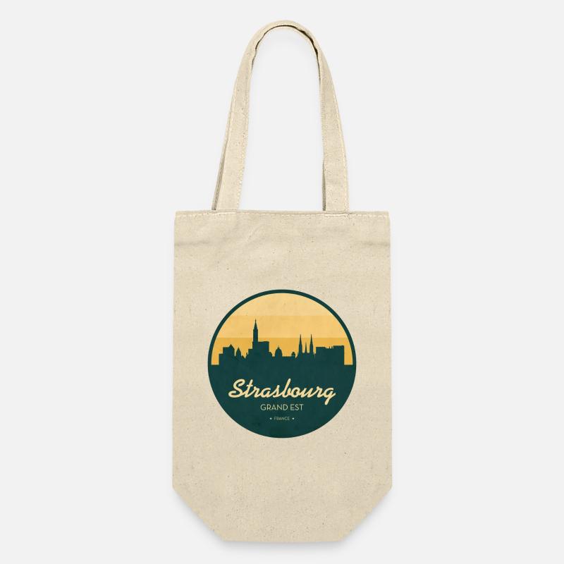 Strasbourg Skyline – Sunset Design - Sac à bouteille - nature