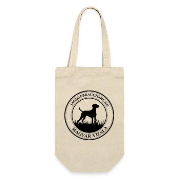 Magyar Vizsla Jagdgebrauchshund Jagdhunde Wilsigns - Geschenkbeutel für Flaschen - Natur - Vorne
