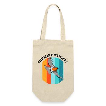 Vogelbeobachtung Vögel Beobachten Birding Vogel - Geschenkbeutel für Flaschen - Natur - Vorne