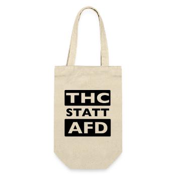THC STATT AFD - Geschenkbeutel für Flaschen - Natur - Vorne