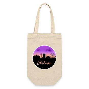 Oberhausen Skyline Fine line - Gift Bag for Bottles - nature - Front