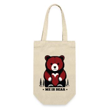 Me is Bear - Gift Bag for Bottles - nature - Front