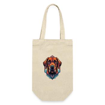 Rhodesian Ridgeback Dog Colorful Watercolor Pet - Gift Bag for Bottles - nature - Front