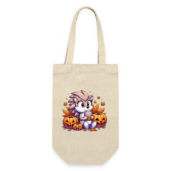 Hedgehog drinks Halloween - Gift Bag for Bottles - nature - Front