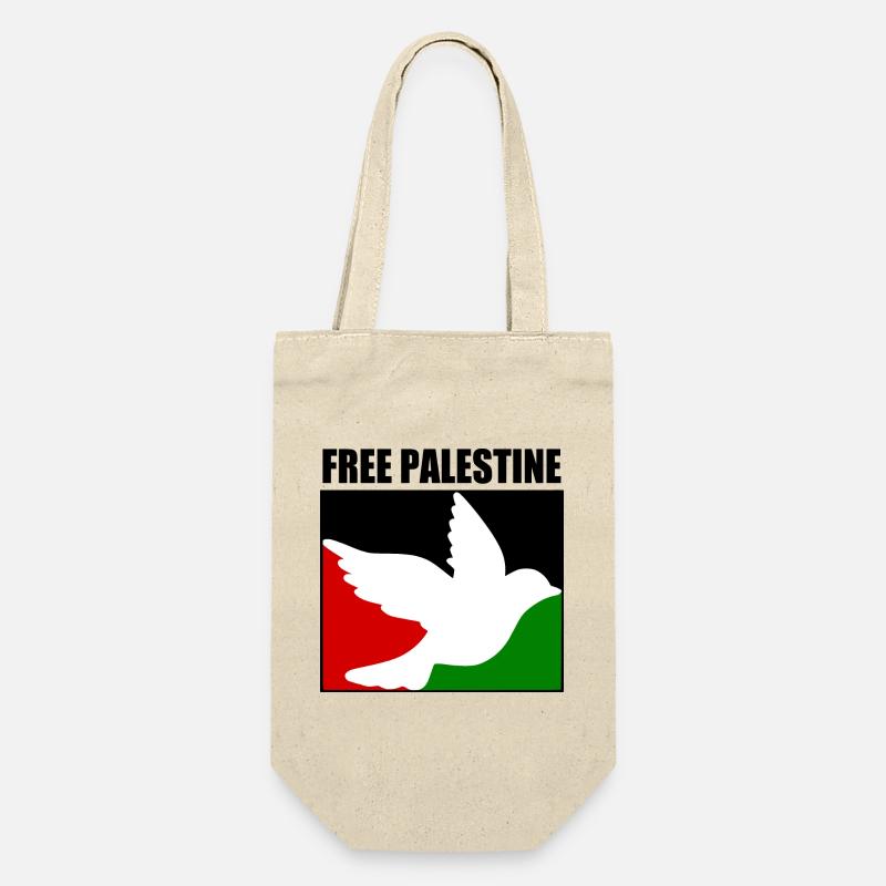 Free palestine - Sac à bouteille - nature