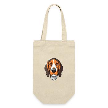 Chien tricolore sibérien race de chien Cartoon Kawaii I - Sac à bouteille - nature - Devant