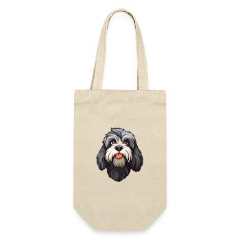 Schapendoes race de chien dessin animé Kawaii Illustration - Sac à bouteille - nature - Devant