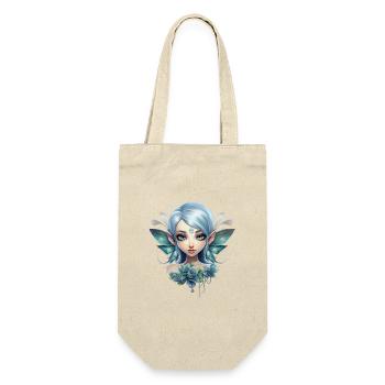 Flower Fairy with Gemstone – Fantasy Design - Gift Bag for Bottles - nature - Front