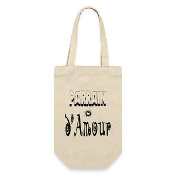 Parrain Amour Cœur - Sac à bouteille - nature - Devant