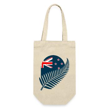 New Zealand Aotearoa Kiwi 2 - Gift Bag for Bottles - nature - Front