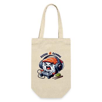 Sushi qui joue aux jeux video - Sac à bouteille - nature - Devant