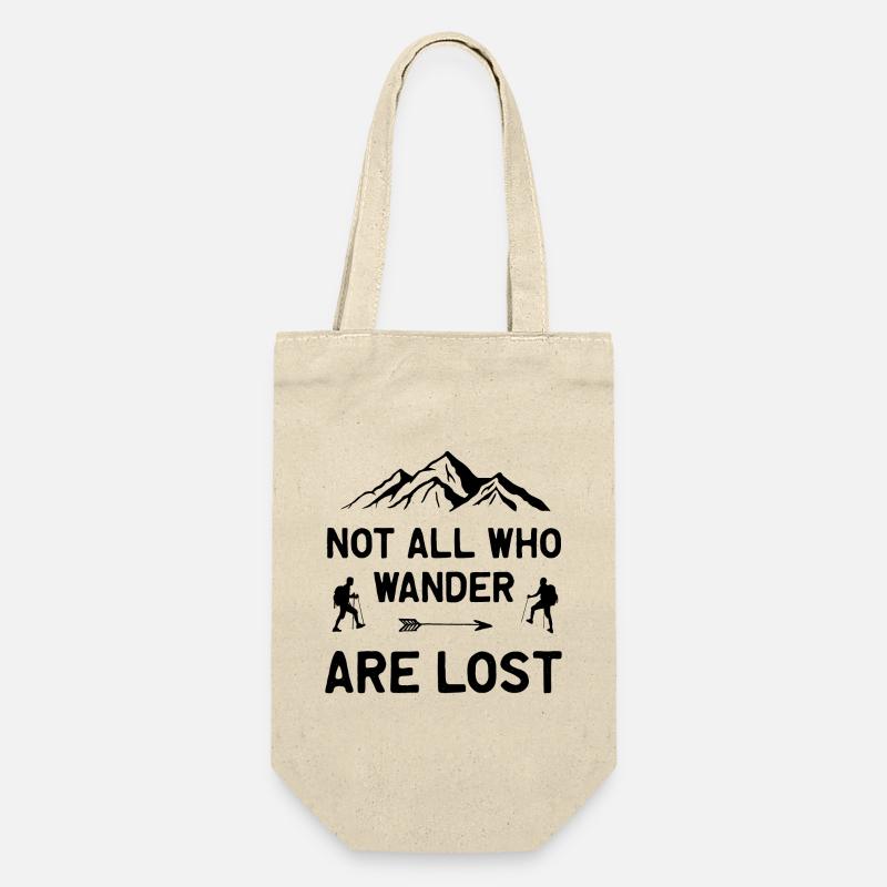 Not All Who Wander All Lost - Gift Bag for Bottles - nature