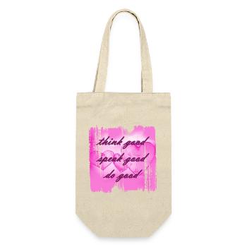 think good 2 - Gift Bag for Bottles - nature - Front
