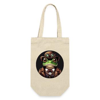 Frog in Steampunk Outfit - Gift Bag for Bottles - nature - Front