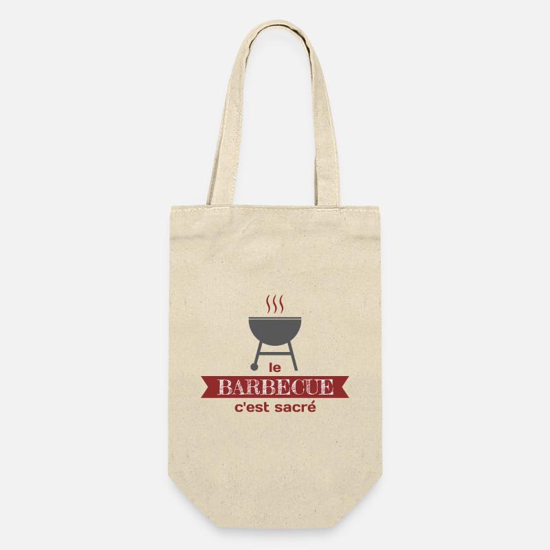 Le barbecue c'est sacré - Sac à bouteille - nature