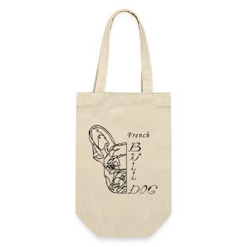 French Bulldog - Gift Bag for Bottles - nature - Front