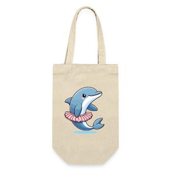 Dauphin de ballet : Vagues gracieuses - Sac à bouteille - nature - Devant
