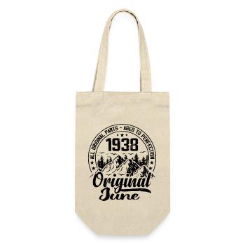 1938 June Original: 86 Years Anniversary Gift - Gift Bag for Bottles - nature - Front