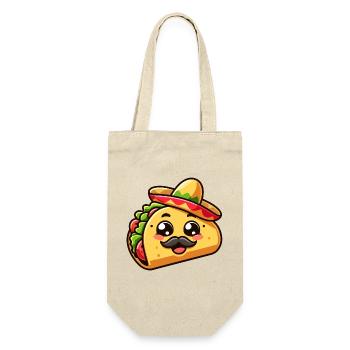 Fiesta Taco: The Savory Senor - Gift Bag for Bottles - nature - Front