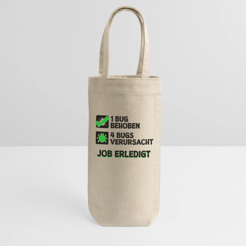 Open Source Bugfixing Bugs Developer Programmier Geschenkbeutel für Flaschen