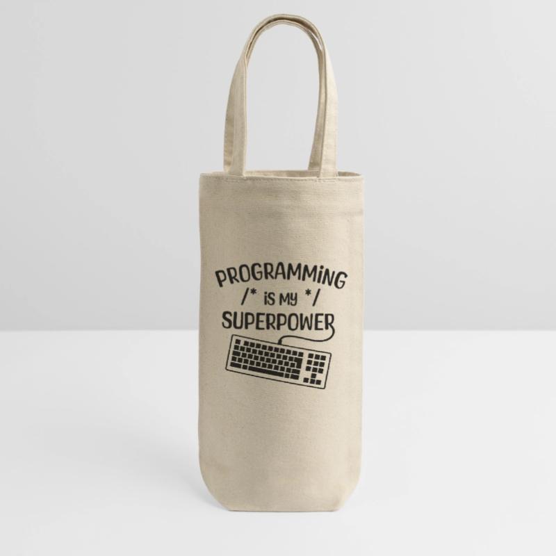 Computerfreak Statement Developer Programmierer Geschenkbeutel für Flaschen