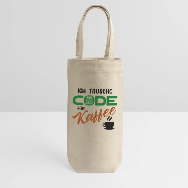 Programmierer Softwareentwickler Developer Code Geschenkbeutel für Flaschen